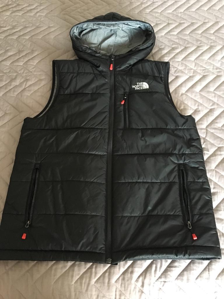 north face gilet mens medium